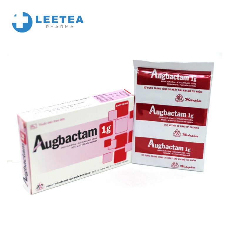 Augbactam 1G Mekophar Điều Trị Viêm Amidan, Viêm Xoang